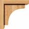 Ekena Millwork Huntington Rough Sawn Corbel w/Backplate, Western Red Cedar, 6"W x 8"D x 8"H COR06X08X08HUN01RWR - alternate 3